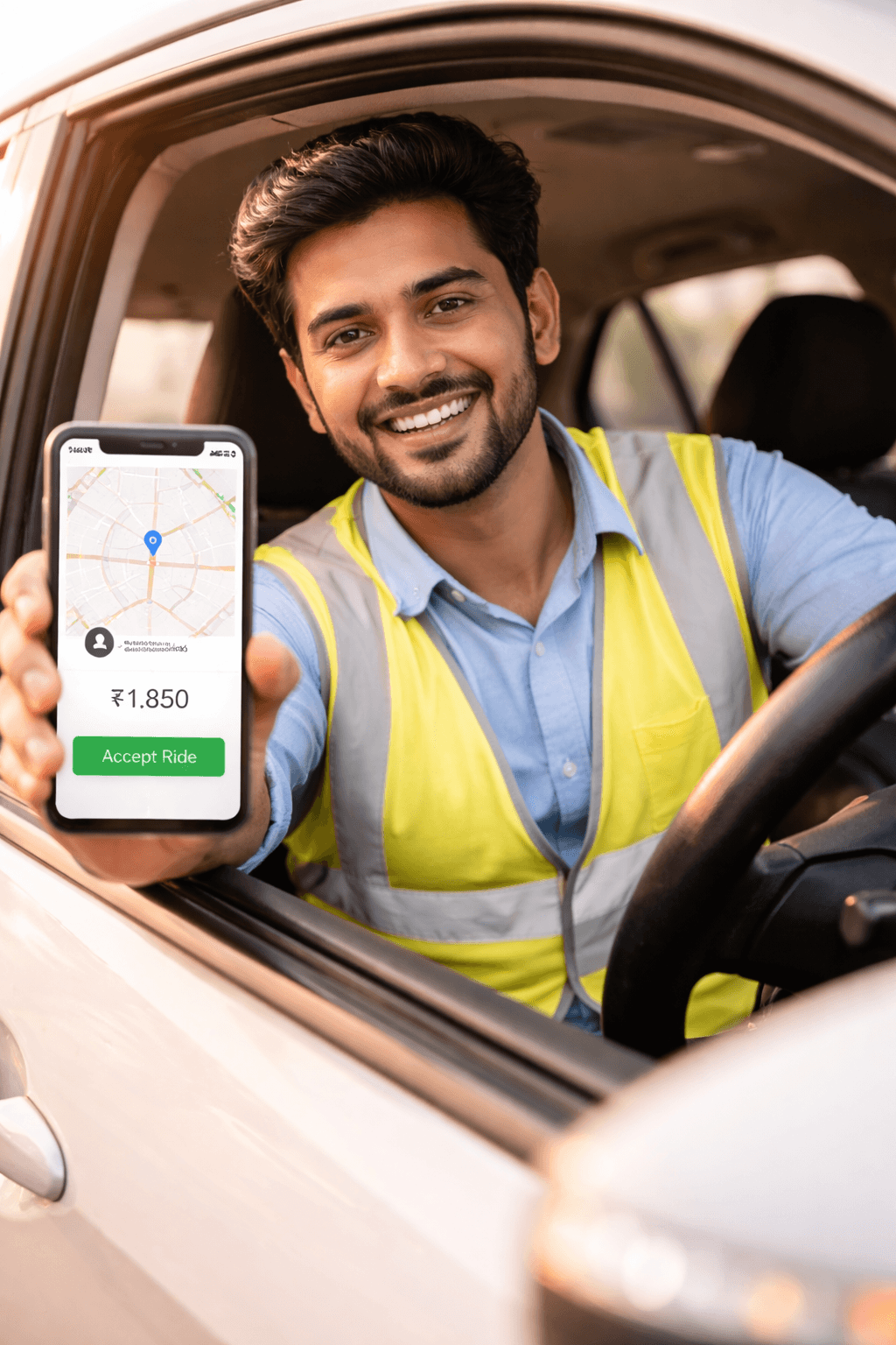 AttachXpress driver working flexible hours in Pune on their own schedule